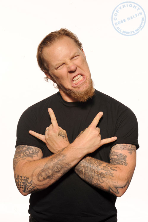 James Hetfield's Metallica Cool Tattoos